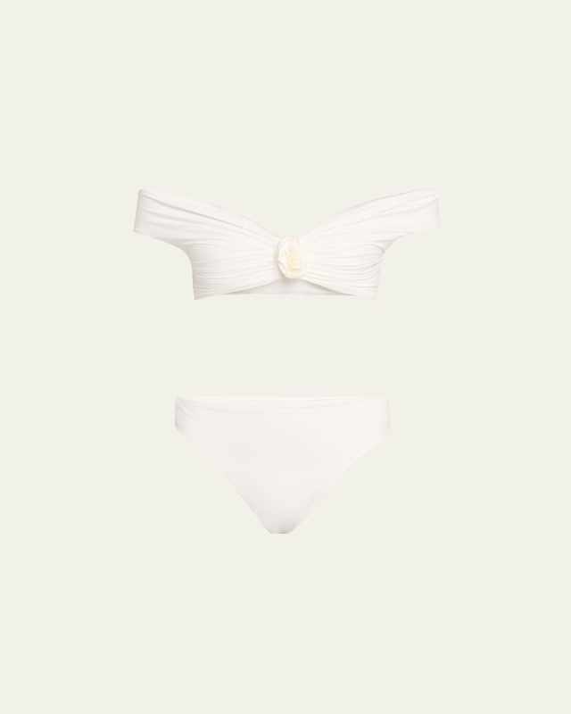 Sauco Off-Shoulder Two-Piece Swimsuit